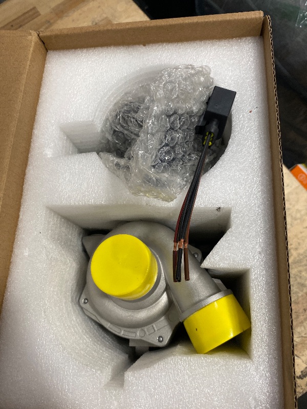 Photo 1 of 11517563183 Electric Engine Water Pump with 11537549476 Thermostat Compatible with BMW E60 E61 E70 E82 E83 E85 E90 E92 E93 E89, 128i 325i 328i 330i 525i 530i X3 X5 Z4, N52 Engine Replace # 11517586925