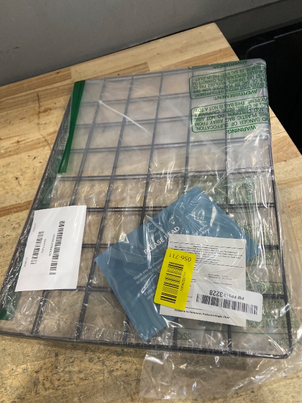 Photo 1 of 2 Pack Wire Wall Grid Panel | Photo Display Gridwall | Metal, Black & Magnetic Panels | Mesh Storage Organizer & Picture Frame | Hanging Home, Office & Kitchen Décor | Wire Notice Board