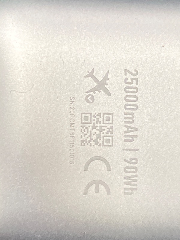 Photo 1 of ***(PARTS ONLY/MAJOR DAMAGE/ NON FUNCTIONAL)***Anker Laptop Power Bank, 25,000mAh Portable Charger with Triple 100W USB-C Ports, Built-in Retractable Cables, Flight-Approved for Travel, iPhone 17/16 Series, MacBook, Samsung, and More