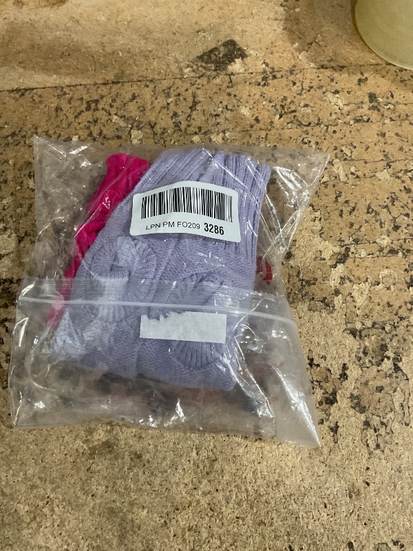 Photo 1 of 2 Pieces Dog Sweater for Small Dogs Chihuahua Clothes Spring Winter Cute Knitwear Turtleneck Thick Warm Clothes for Yorkie Cat Extra Small Dog Clothes (XX-Small)