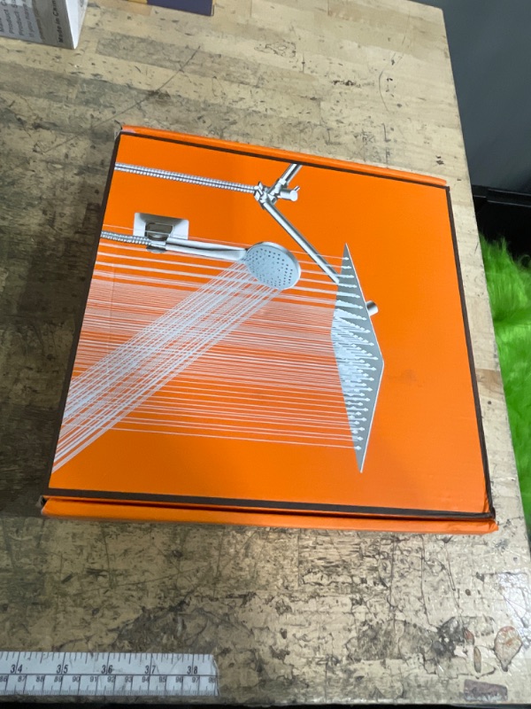 Photo 1 of 10 inch Rainfall Shower Head Combo Stainless Steel, THE FIRST WATERFALL mode, 10 Inch Rain Shower Head with Handheld 6 Spray Modes High Pressure, Overhead Shower Adjustable Extension Arm,Chrome