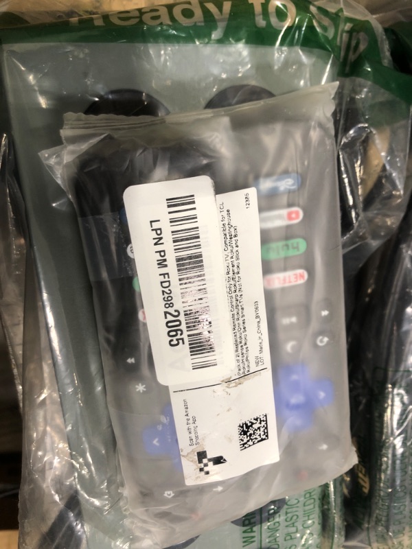 Photo 1 of (Pack of 2) Replacement Remote Control Only for Roku TV, Compatible for TCL Roku/Hisense Roku/Onn Roku/Sharp Roku/Element Roku/Westinghouse Roku/Philips Roku Smart TVs (Not for Roku Stick and Box)