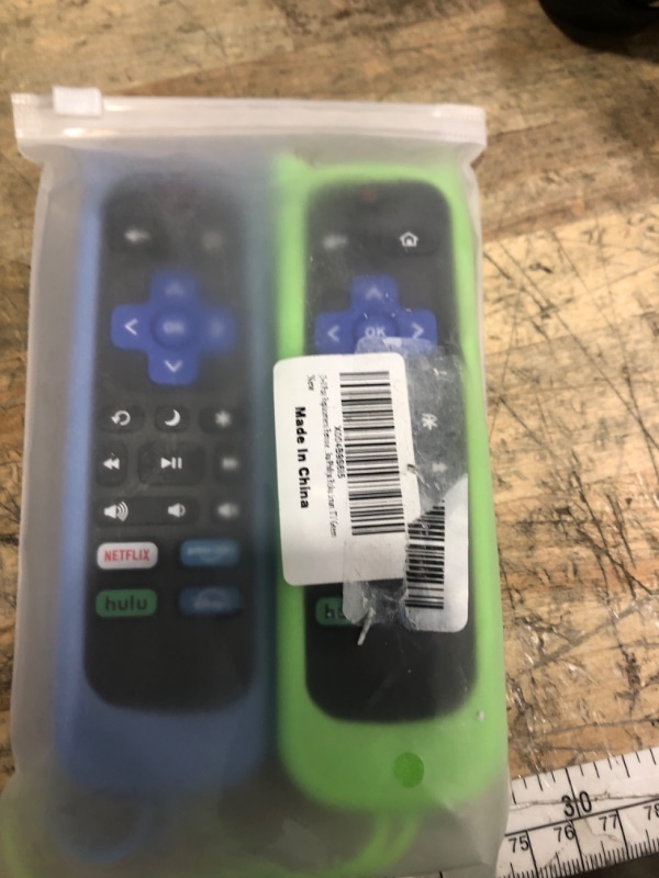 Photo 1 of (Pack of 2) Replacement Remote for Roku TV with Soft Protective Silicone Cover(Glow in The Dark), Universal Remote for TCL/Hisense/Onn/Sharp/Element/Philips Roku Smart TV