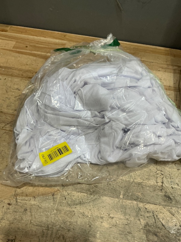 Photo 1 of MAYFASEY Women's Flare Sleeve High Split Formal Long Evening Gown Maxi Dresses with Cape White L