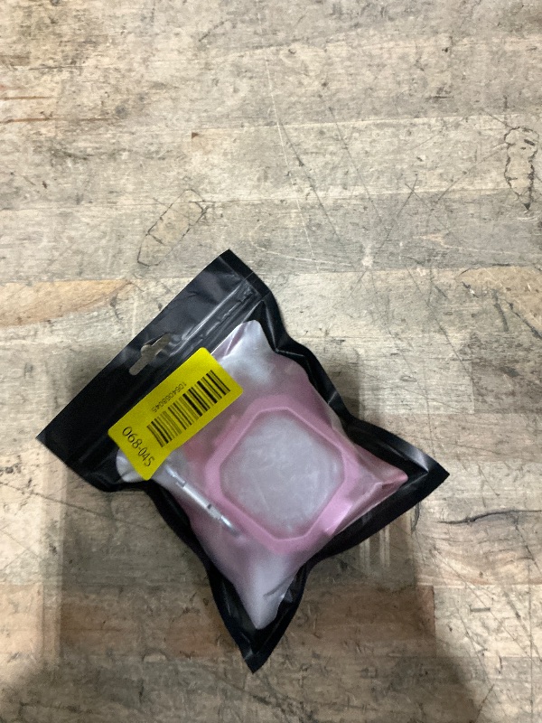 Photo 1 of [with Safety Lock] Clear Case for Samsung Galaxy Buds FE(2023)/Buds 2 Pro(2022)/Buds 2(2021)/Buds Pro(2021)/Buds Live(2020),Accessories with Anti-Lost Keychain/Silicone Wrist Strap(Pink)