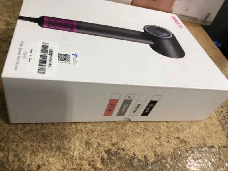 Photo 1 of ***Does not work, Motor wont turn on**** SHRATE Professional High Speed Ionic Hair Dryer | Ultra-Fast Drying | 500 Million Negative Ions | Low Noise | 160000 RPM | Compact Blow Dryer with Magnetic Diffuser for Faster Drying All Hair Types