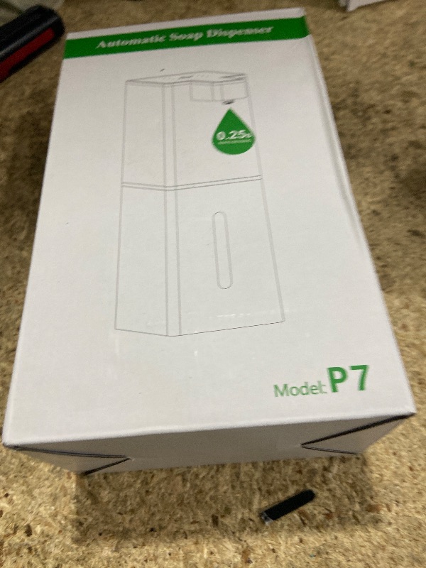 Photo 1 of 13.5oz/400ml Automatic Soap Dispenser Touchless Liquid Soap Dispenser Waterproof 4-Level Adjustable USB Rechargeable Dispenser Electric Wall Mounted for Bathroom Kitchen Dish Hand Soap