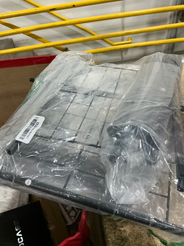 Photo 1 of *MISSING SOME HARDWARE**SUOERNUO Shoe Rack Organizer 4 Tier for Closet Entryway Free Standing Metal Storage Shoe Shelf with MDF Top Board?Black