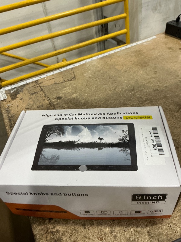 Photo 1 of [4+64GB] 9“ Double Din Car Stereo Android 15 Apple CarPlay Android Auto Radio, 9 Inch IPS 1280 * 720 Touchscreen with GPS, Bluetooth 5.2 FM Radio DSP Audio 1080P Backup Camera, WiFi Google Play