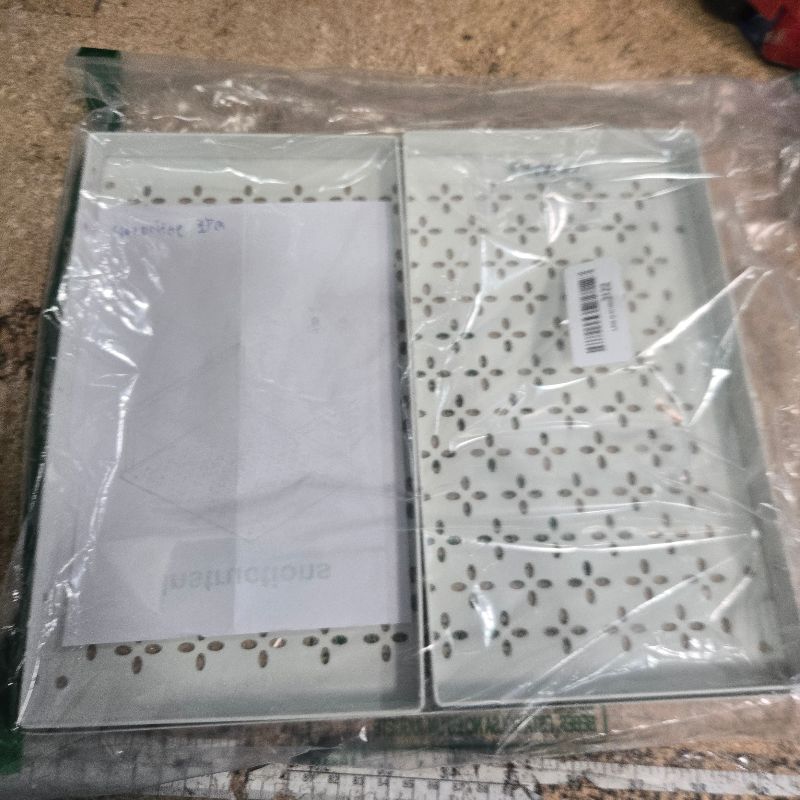 Photo 1 of ***MISSING SCREWS*** BGT Skab Kitchen Cabinet Organizer Plates, Pots and Pans Organizer Mug Holder Self - Standing Kitchen Storage & Spice Rack, Steel White