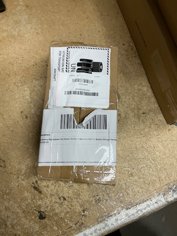 Photo 1 of 20v Max Battery Replacement for Dewalt Battery 5.0Ah with DCB112 Battery Charger Station for DCB200 DCB120