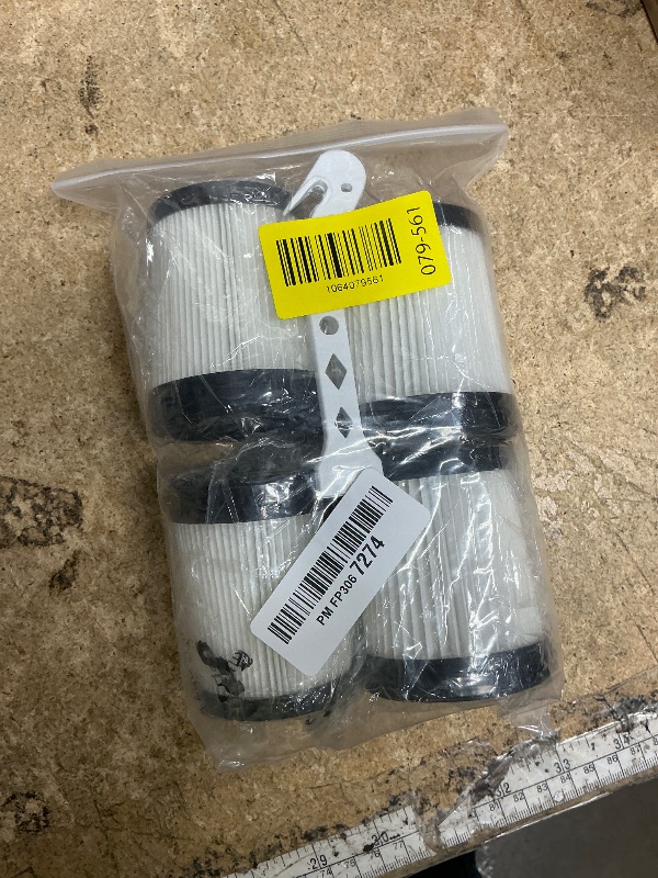 Photo 1 of 4pack HEPA Filter Compatible with FSV101 & FSV001/for Girnoor G160 and G165/for Afoddon A300/for Lubluelu 202/for OSV-102, Stick Vacuum Cleaners Filters Replacement, with 1pc Cleaning Brush