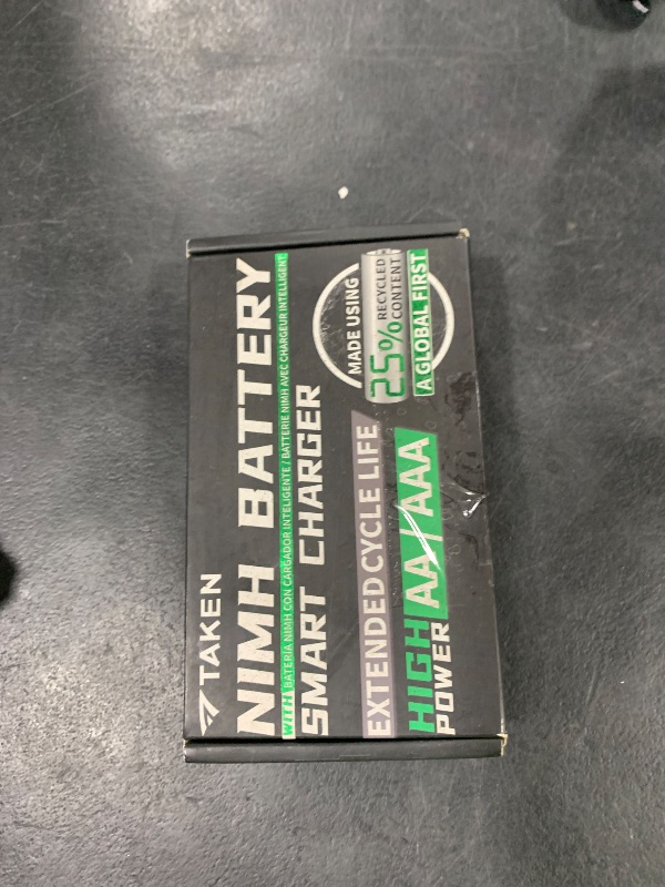 Photo 1 of *INCOMPLETE** Taken Rechargeable AAA Batteries with Charger, 8-Pack 1200mWh High Capacity Triple A Battery Made Using 25% Recycled Materials with 8 Bay Smart Battery Charger for Fast Charging of AA & AAA Batteries