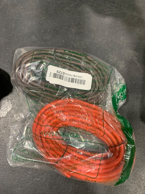 Photo 1 of 10 Gauge Wire (25FT Each, Red/Black), Low Voltage for Automotive Wiring, Battery Cable, 10AWG, Car Audio, Car Amplifier Power or Ground Cable, Translucent Jacket, CCA, with 10 Heat Shrink Tubing