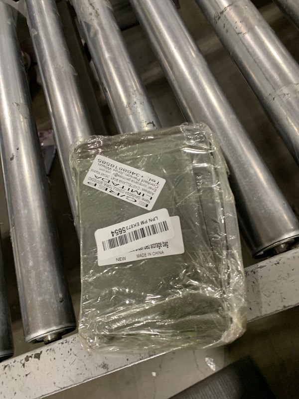 Photo 1 of 1 set of under bed storage bag, 90L under bed storage box, foldable under bed storage bag, used for blankets, towels, blankets, sweaters, pillows, gray