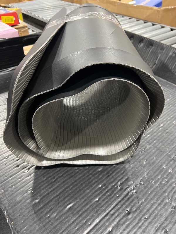 Photo 1 of 1" Extra Thick Anti Fatigue Floor Mat 17" W x 70" L,Kitchen Mat, Standing Desk Mat,140D Advanced PU Foam Ergonomic Comfort at Home, Office, Garage, Sink (Black)