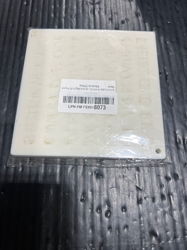 Photo 1 of 1/2 Inch Letter Stencils for Painting, 30 Pcs Reusable Small Alphabet Letters and Numbers Stencil for Bullet Journaling Crafts Projects