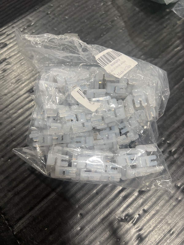 Photo 1 of 100 Pack Magnetic Christmas Light Clips, Upgraded Anti-Slip Metal Roof Christmas Light Hooks for C9 C7 Sockets, Weather-Resistant String Lighting Clips for Outside Gutters Patio Holiday (White)