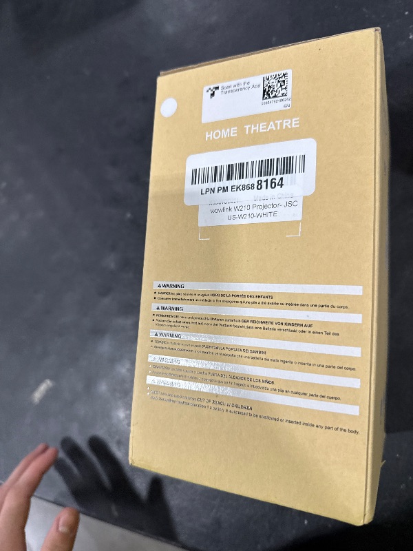 Photo 1 of [Built-in Apps & 2025 Upgraded] Mini Projector with WiFi 6 and Bluetooth 5.4 Support 4K 1080P Auto Keystone 180° Rotatable Projector Portable Compatibile with HDMI/TV Stick/Memory Stick/Laptop, White