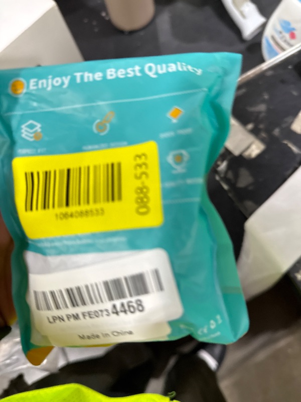 Photo 1 of [Upgrade Lock] Case for Google Pixel Buds Pro 2, VAEKNVG Shock-Absorbing Protective Armor Cover for Pixel Buds Pro 2 Accessories, TPU Hard Shell with Carabiner (Clear Purple)