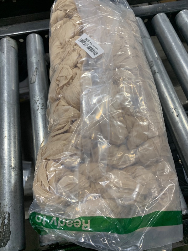 Photo 1 of 10 Pack Beige Cheesecloth Table Runner Gauze Rustic Sheer 35 x 70 inch Beige Cheese Cloth Table Runners for Wedding Party Bridal Shower Decor