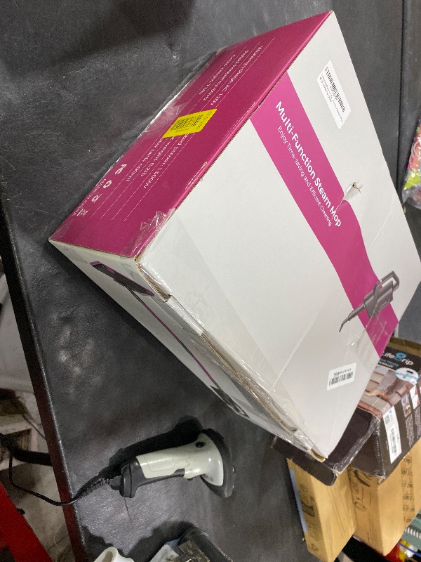 Photo 1 of 12-in-1 Steam Mop, Steam Cleaner Detachable, Extendable Hose, 23FT Power Cord, 440ml Removable Tank, 260°F Floor Steamer, 3-Level Control, Multi-Purpose for Hardwood, Tile, Grout, Windows, Kitchen