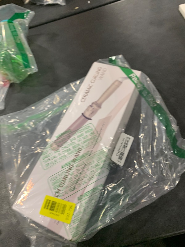 Photo 1 of 1.25 Inch Hair Curling Wand,Ceramic Curling Iron 1 1/4 Inch,Dual Voltage Hair Curler with Glove Included,Curly Hair Tools for Styling,Adjustable Temperature (180°F to 410°F for All Hair Types)