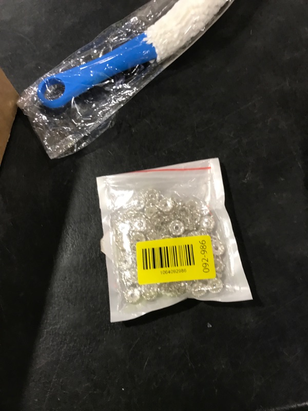 Photo 1 of 100 Pcs 12mm Silver Diamond Beads Spacer for Pens Making Bulk Rondelle Rhinestone Spacer Beads Beadable Wave Crystal Bead for Bracelet Jewelry Making