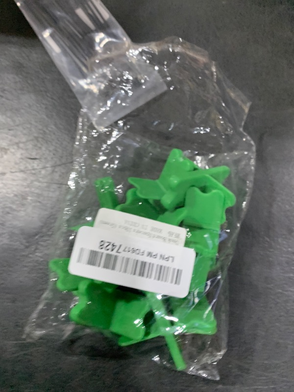 Photo 1 of 10PCS Deck Spacers,Durable Deck Spacer Tool to Uniform Gap Between Installed Deck Boards for Treated Lumber and Composite Decking Handy Deck Building Tools Deck Board Spacers (Green)