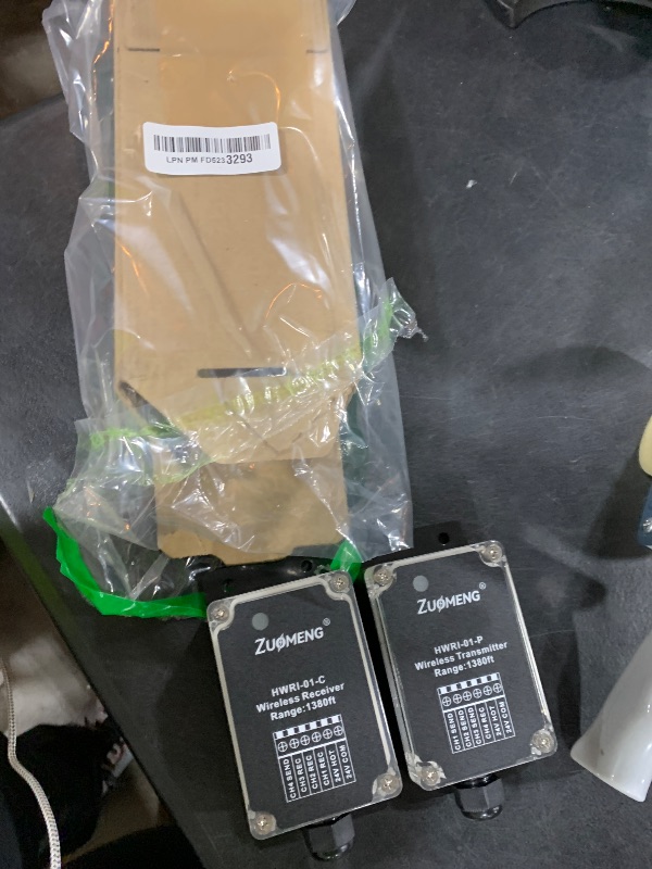 Photo 1 of PARTS ONLY -------------------------------------------------------------------------------------------------------------Wireless Relay for HVAC Systems, Zuomeng 24VAC IO Wireless Control with 1380ft LoRa Range, 3 Channel Control for AC Heat Pump Boiler, E