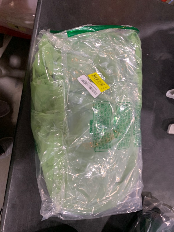 Photo 1 of 10x10ft Olive Green Tulle Backdrop Curtain with Lights String for Parites, Sheer Backdrop Curtains for Wedding Baby Shower Christmas Birthday Party Photo Shoot Decorations