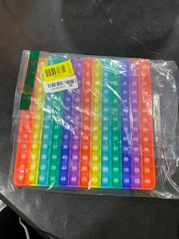 Photo 1 of ?AK-SHIP Multiplication Game Table Bubble Toys Relieve Stress and Anxiety ?Education Various Teaching Operations (Multiplication Table 12*12)