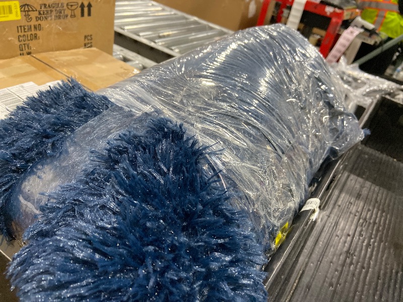 Photo 1 of 








































Ultra Soft Rug for Living Room, 6X9 Fluffy Shag Area Rug for Bedroom, Modern Shaggy Carpets Fuzzy Rug for Teens Dorm Nursery Home Decor Aesthetic, Upgrade Anti-Skid Durable, Blue