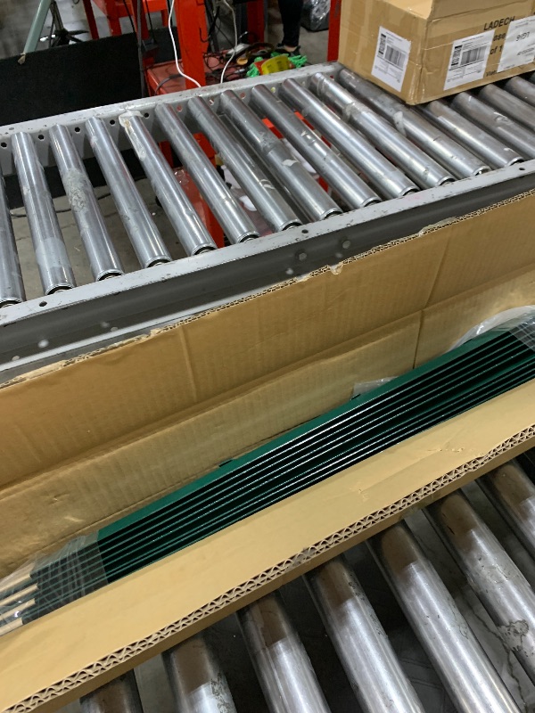 Photo 1 of (4 Sizes: 4-5-6-7 Feet) LADECH 4 Feet Sturdy Duty Metal Fence Post with 20 Zip Ties – Garden U Posts for Fencing (4 Feet - Heavy - Set 10)