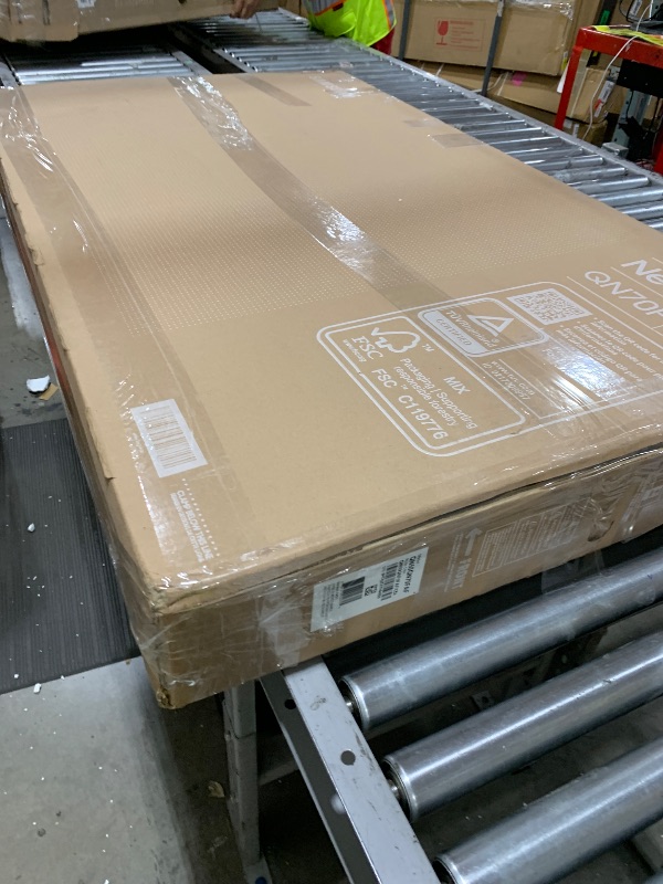 Photo 1 of *SEE CLERK NOTES* Samsung 55-Inch Class Neo QLED QN70F 4K Mini LED Smart TV (2025 Model) NQ4 AI Gen2 Processor, Quantum Matrix Technology Slim, Motion Xcelerator 144Hz, Samsung Vision AI, Alexa Built-in