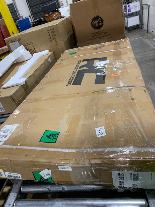 Photo 1 of **SEE NOTES** Rough Country Hard Tri-Fold Truck Bed Tonneau Cover for Toyota Tundra (49514551) - Aluminum Flip-Up Folding Bed Cover, Fits 5' (60.3") Bed