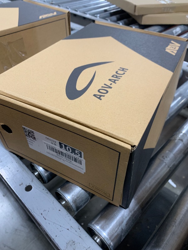 Photo 1 of GANNOU Wide Toe Box Shoes for Men Arch Support Walking Shoes Plantar Fasciitis Orthotic Tennis Sneakers Size 10.5 Black