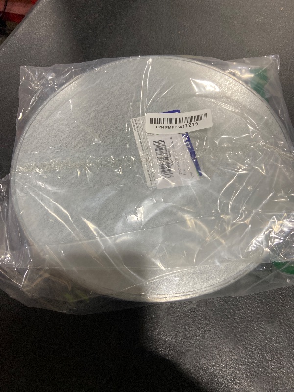 Photo 1 of 10" Inch Metal Tee Cap - Round Vent Cover - Galvanized Steel - Indoor and Outdoor Pipe Cover - Dryer Vent Cover - Dryer Duct End Cap - 10In Metal End Cap - Metal Plug 10Inch - Round Metal Duct Cap