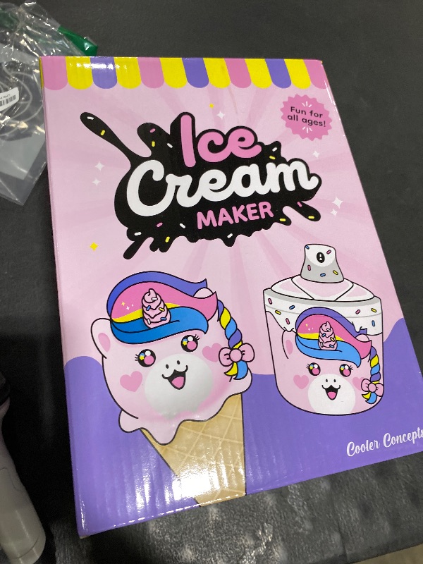 Photo 1 of 1.2 Quart Unicorn Electric Ice Cream Maker Machine for Kids – Best Countertop Ice Cream Machine for Homemade Soft Serve, Sorbet, Gelato, Frozen Yogurt – Fun & Easy Desserts for Families, easy to Clean
