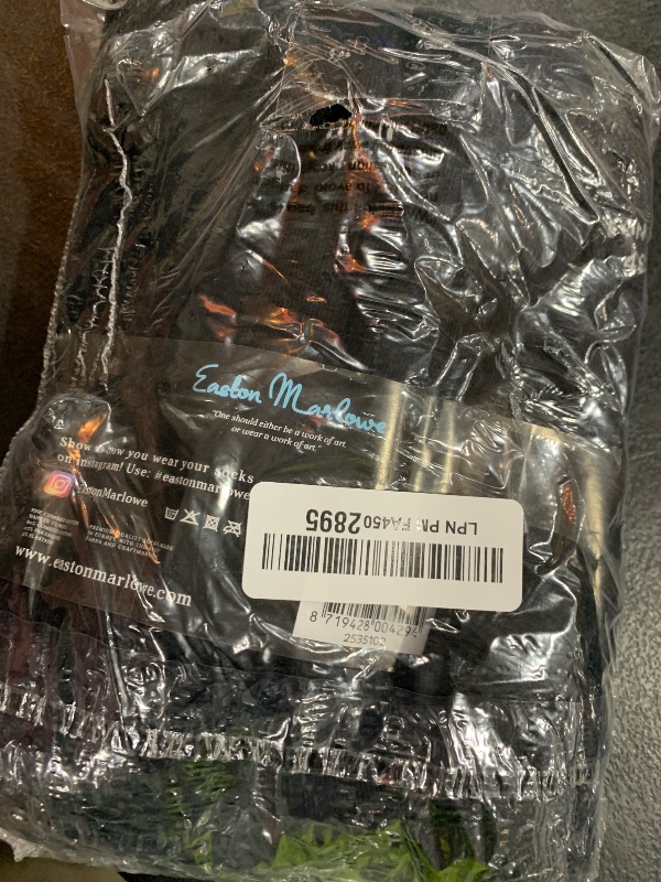 Photo 1 of +MD Bamboo Viscose 6 Pairs Socks for Men and Women, Soft Casual Dress Smell Control Athletic Cushioned Calf Crew Men Socks 6Black13-15