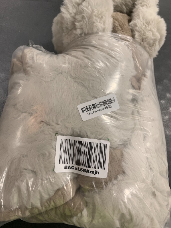 Photo 2 of Smoofy Faux Fur Throw Blanket for Couch – Linen Fluffy Cozy Rabbit Fleece, Plush Soft Bubble Blanket for Sofa & Bed, for Mom, Warm Fuzzy Home Room Decor Throw 50" x 60"