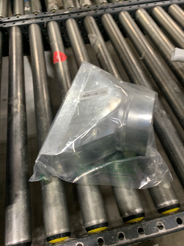 Photo 1 of 1 PC 3-1/4" x 10" x 5'', 5" Rectangular to Round Duct Galvanized Steel Transition for Connecting Duct Fittings