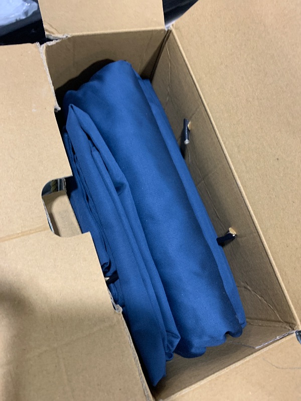 Photo 1 of SONORO KATE 100% Egyptian Cotton Sheets Set - 1000 High Thread Count, Luxury 5-Star Hotel Sateen Bed Sheets, Soft, Breathable Long Staple Sheets, Fit up to 16" - 4 PC (Navy Blue,King)