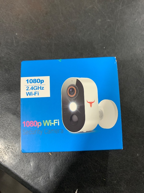 Photo 1 of 1080p Wireless Security Camera, 2.4GHz Wi-Fi Only, Color Night Vision, AI Human Detection, PIR Motion Detection, 2-Way Talk, Outdoor Surveillance Bullet Cam, No Solar Panel Included (1 Pack)