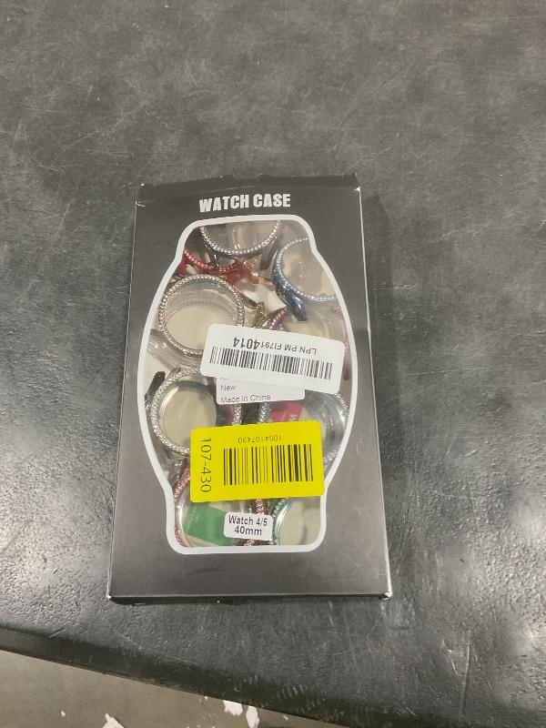 Photo 1 of [16 Pack] YUVIKE Watch Screen Protector Compatible with Samsung Galaxy Watch 5/4 40mm, Bling Glitter Case TPU Soft Cover Full Protection with Sparkly Rhinestone for Galaxy Watch5/4/FE 40MM (16 Colors)