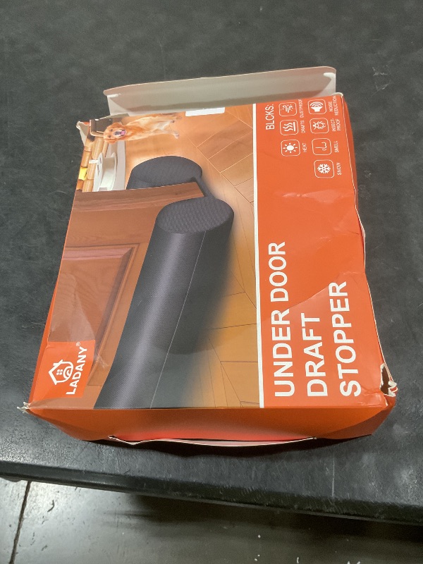 Photo 1 of (2 Pack) Under Door Draft Stopper, Under Door Blocker Size of Adjustable Size from 30" to 36", Easy Install,Gap Filler, Reduces Air Draft, Noise & Sound, Door Seal for Improved Insulation