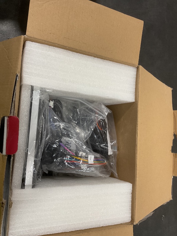 Photo 1 of [2G+64G] 10.4" Single Din Car Radio with Wireless Carplay Android Auto, Android Rotatable Touch Screen Radio with GPS, WiFi, Mirror Link, Bluetooth, FM/RDS, Camera, SWC