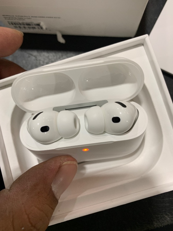 Photo 1 of Apple AirPods Pro 3 Wireless Earbuds, Active Noise Cancellation, Live Translation, Heart Rate Sensing, Hearing Aid Feature, Bluetooth Headphones, Spatial Audio, High-Fidelity Sound, USB-C Charging