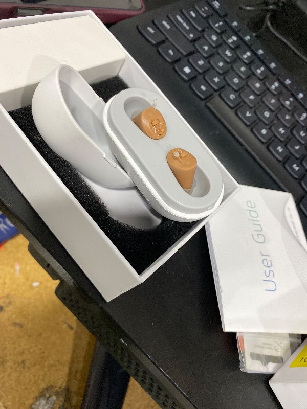 Photo 1 of Hearing Aids for Seniors Rechargeable Not Amplifier, OTC In-the-Ear Hearing Aid, Hearing Aides for Adults Men Women Elderly Hearing Loss, Invisible Hearing Ear Buds Earbuds