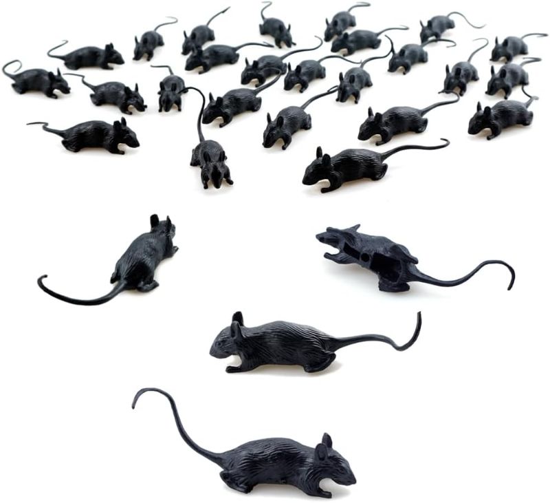 Photo 1 of
25 PCS Black Plastic Fake Rats for Prank Party
